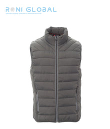 Doudoune / gilet de travail homme imperméable, anti-froid, coupe droite en nylon matelassé en polyester et 2 poches - TIME PAYPER